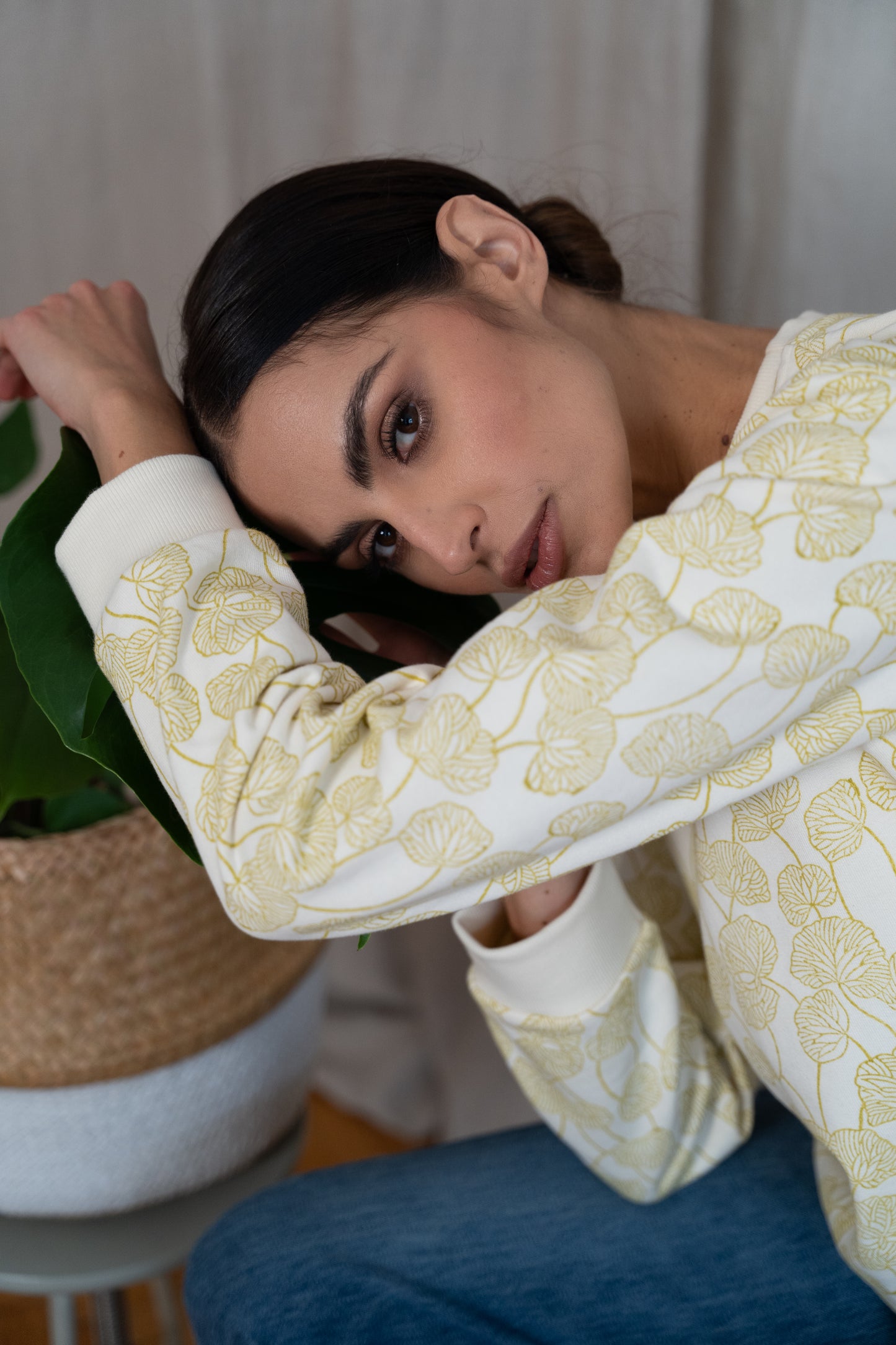 Green Lotus Sweatshirt