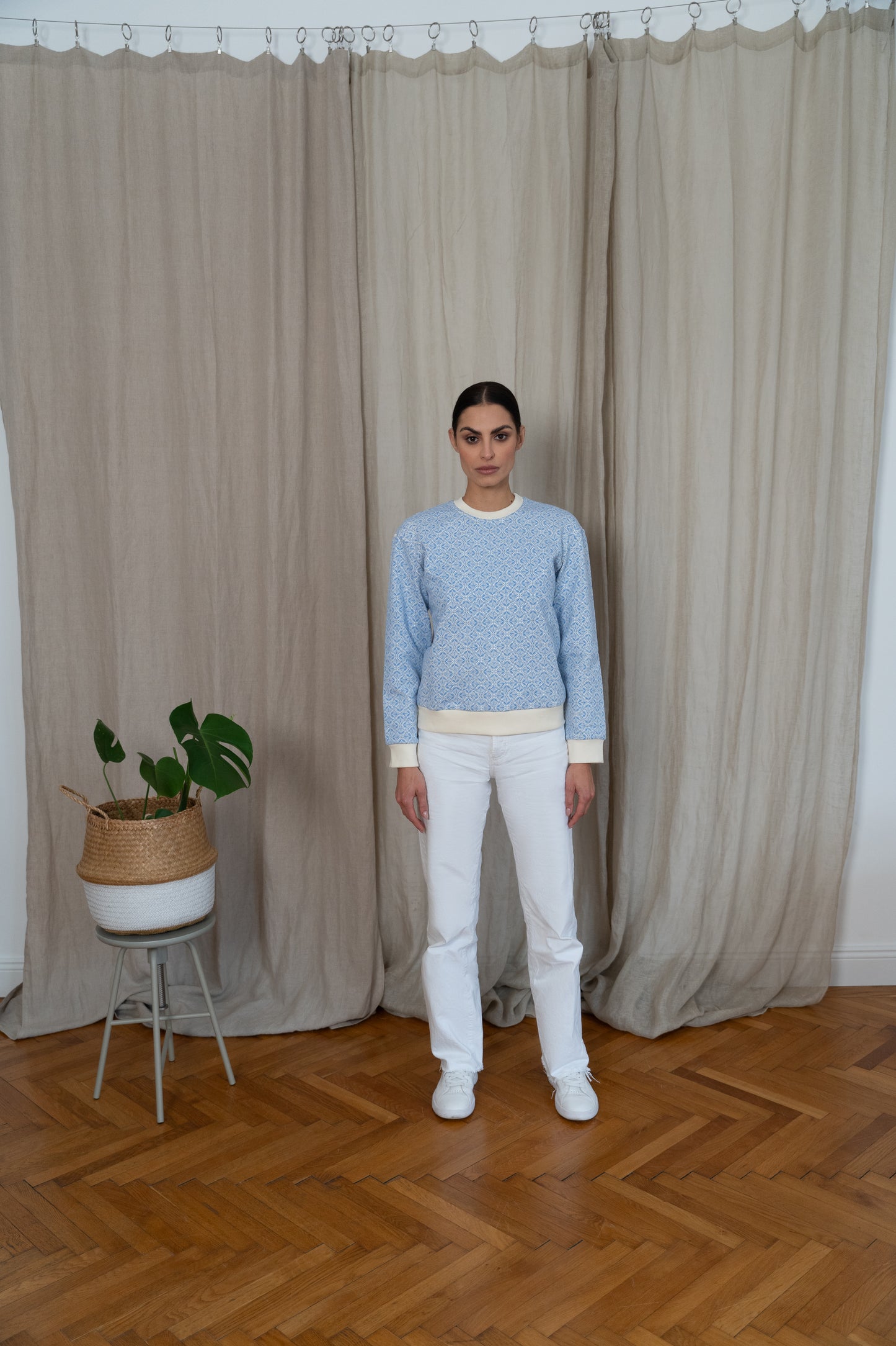 Blue Gulmohar Sweatshirt