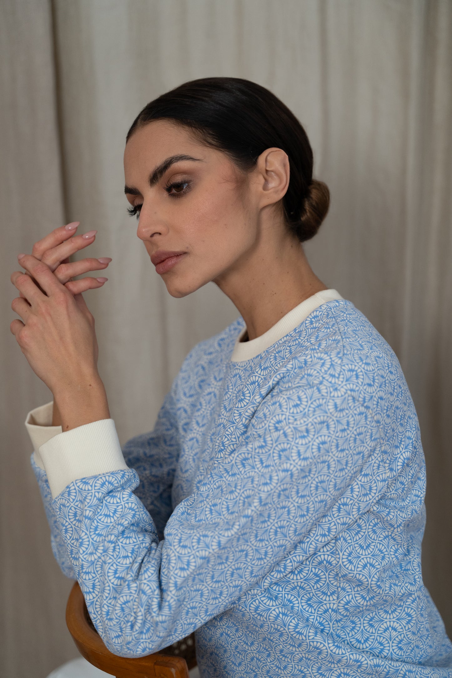 Blue Gulmohar Sweatshirt