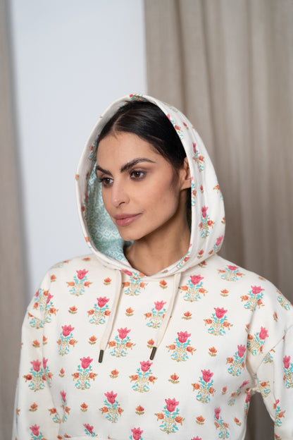Tulip Blossom Hoodie – Cropped
